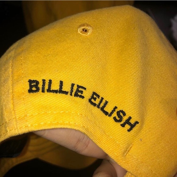 Billie Eilish Blosh Mustard Yellow Cap - Picture 2 of 3